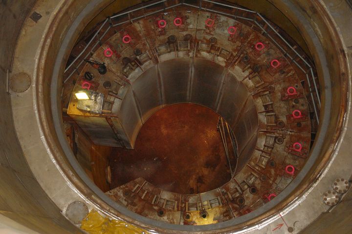 Dismantling of the annular water tank