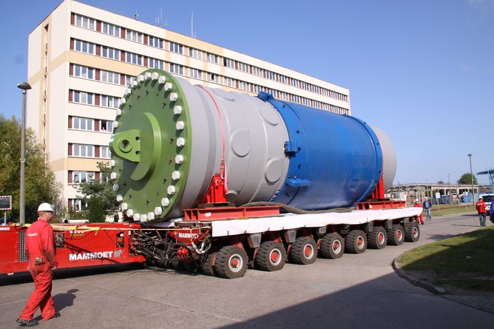 Transport reactor pressure vessel Unit 3 in the ISN